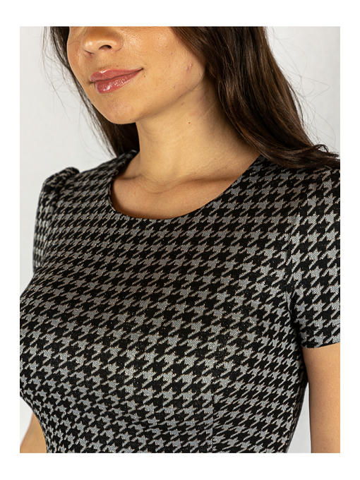 Платье черно-серое — изображение 5