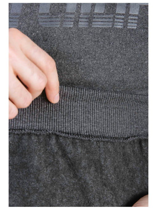 Свитшот мужской темно-серый на тонком флисе — изображение 5