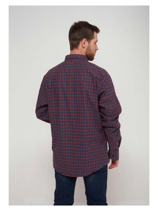 Рубашка мужская в клетку — изображение 3