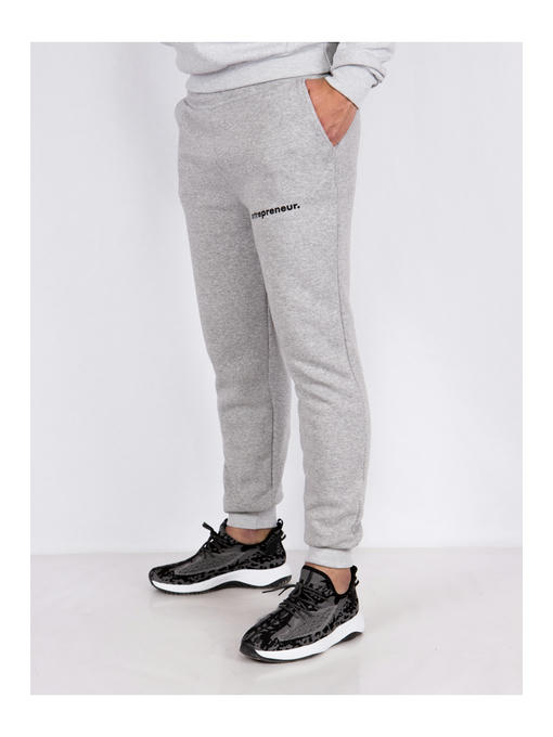 Брюки спортивные мужские черные на флисе — изображение 2