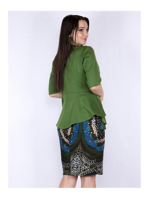 Костюм женский зелено-синий — изображение 4