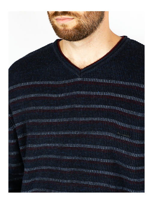 Свитер мужской темно-синий — изображение 5