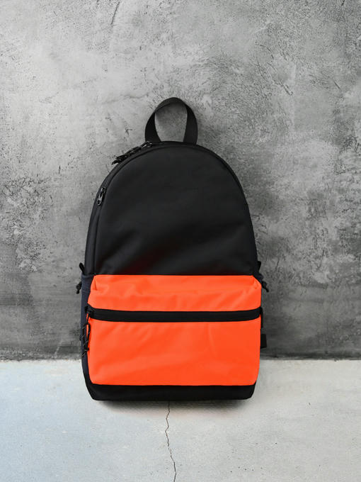 Рюкзак CITY - черный/кислотно-оранжевая CORDURA