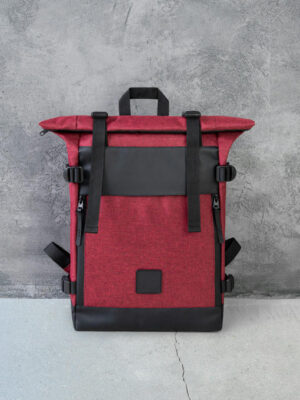 Рюкзак - меланж бордовый