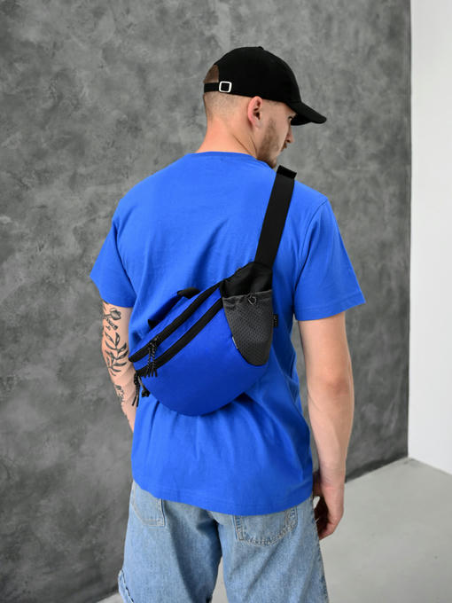 Сумка на пояс - синий/черный — изображение 3