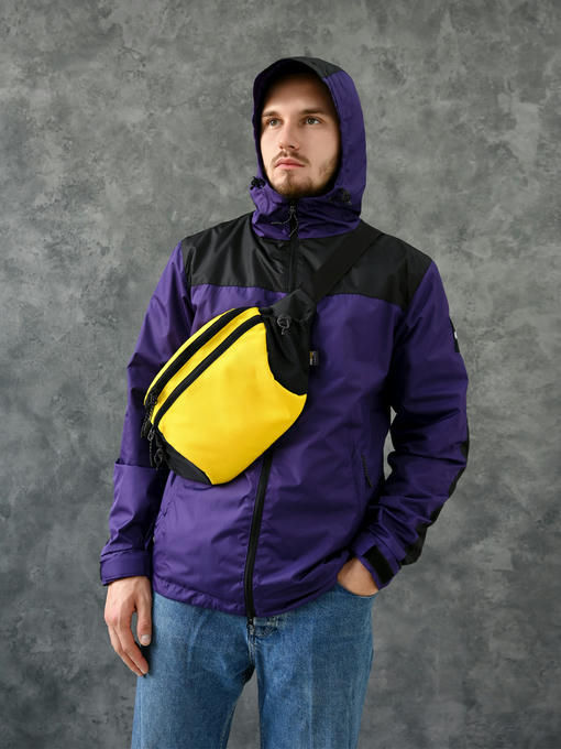 Сумка на пояс - желтый/черный