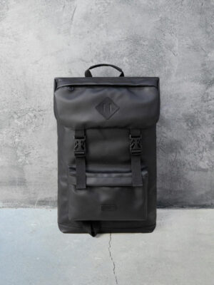 Рюкзак - эко-кожа черная