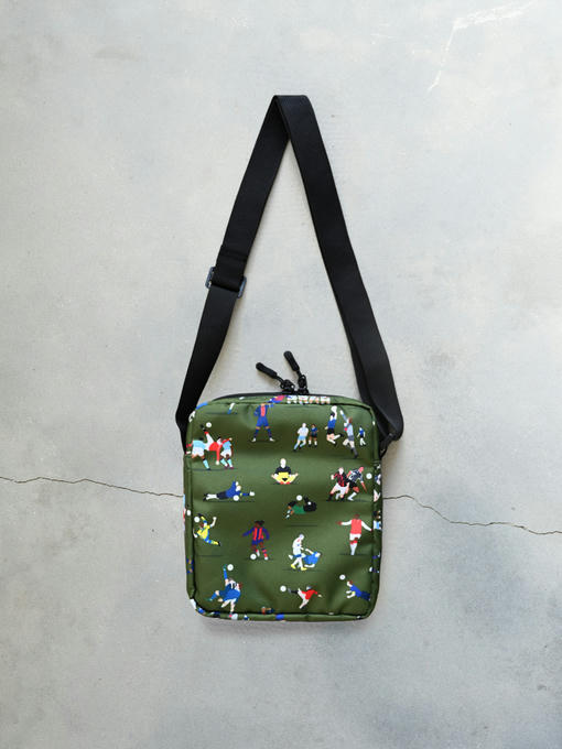 Сумка через плечо - зеленый футбол — изображение 2
