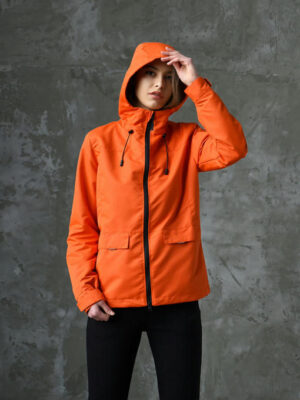 Ветровка женская - оранжевый