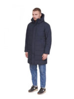 Мужская зимняя парка - темно-синий