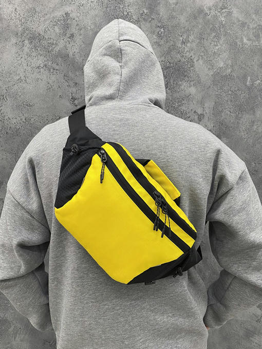 Сумка на пояс - желтый/черный — изображение 5