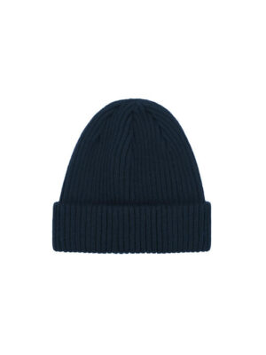 Зимняя шапка короткая - темно-синий