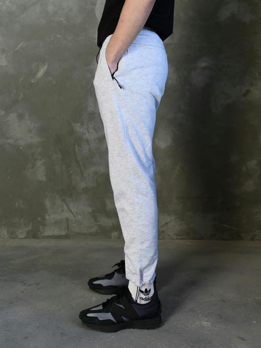 Спортивные штаны - светло-серый меланж — изображение 4