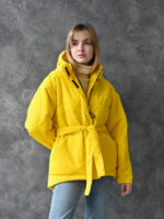 Женская зимняя куртка - желтый