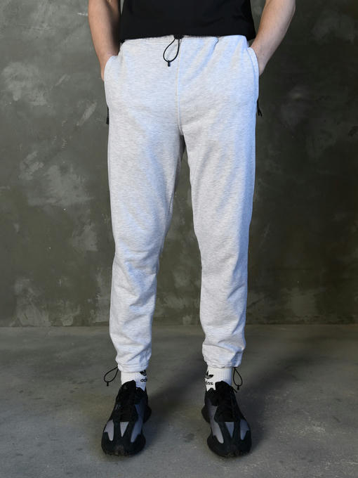 Спортивные штаны - светло-серый меланж — изображение 2