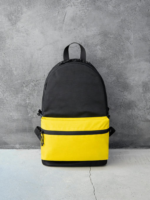 Рюкзак CITY - черный/желтая CORDURA
