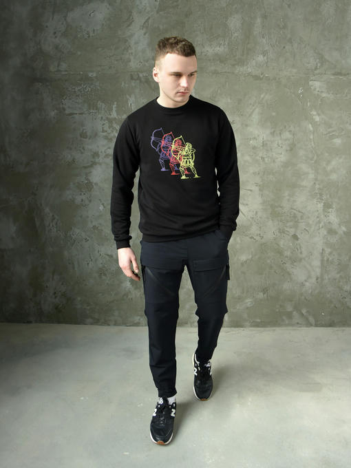 Свитшот - черный — изображение 3