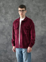 Рубашка-куртка - бордо