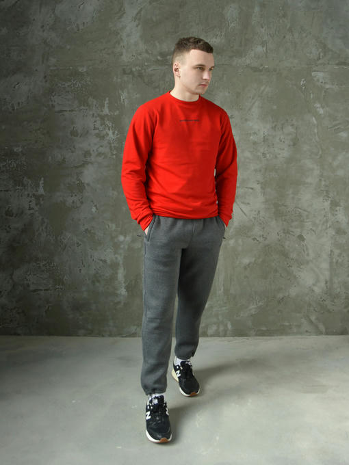 Свитшот - красный — изображение 4