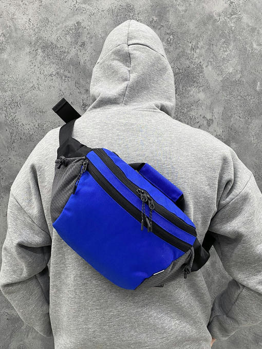 Сумка на пояс - синий/черный — изображение 4