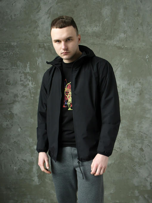 Ветровка - черный