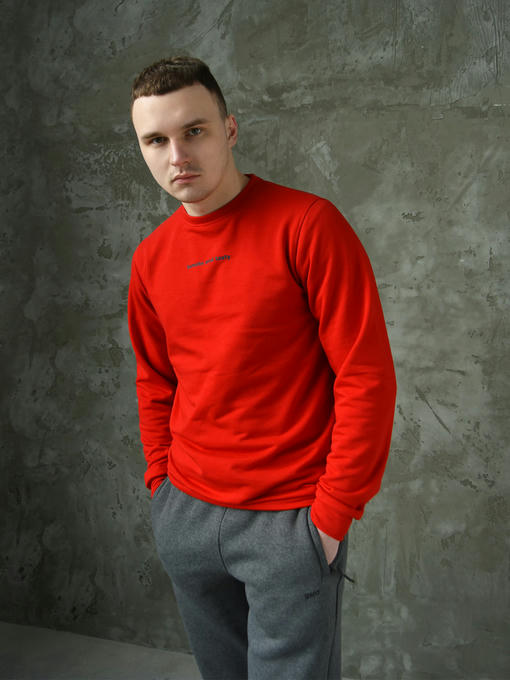 Свитшот - красный — изображение 3