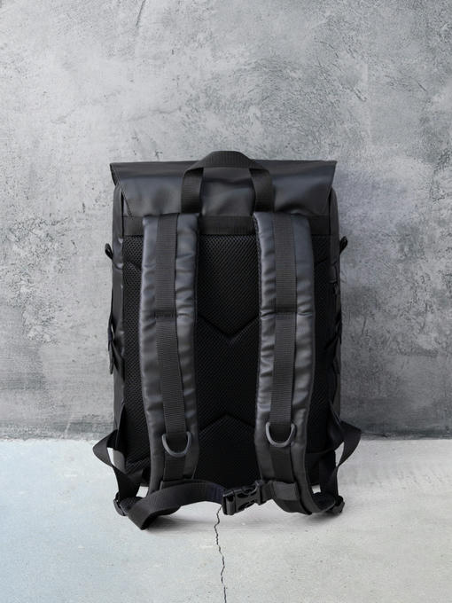 Рюкзак - эко-кожа черная матовая — изображение 2