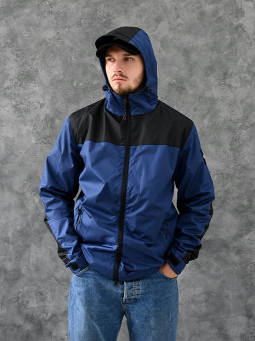 Ветровка - black/blue — изображение 3