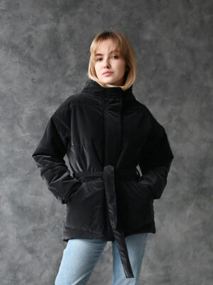 Женская зимняя куртка - черный