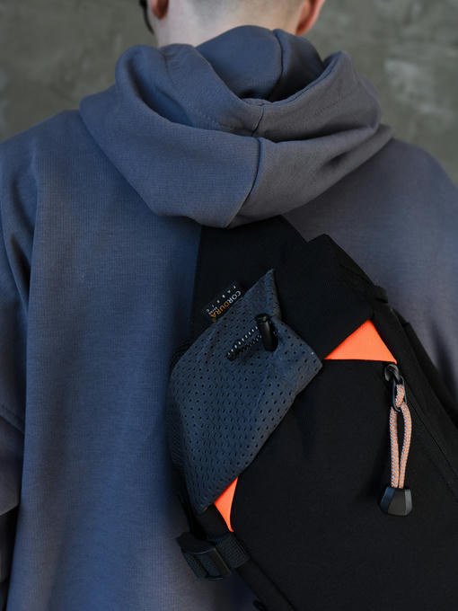 Сумка LONG - black/orange — изображение 4