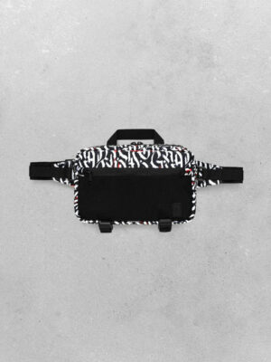 Сумка - белая каллиграфия