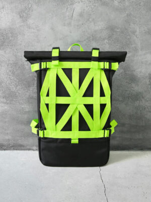 Рюкзак - strap green черный