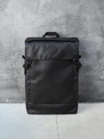 Рюкзак - эко-кожа черная матовая