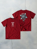 Футболка - бордовая