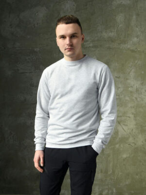 Свитшот - светло-серый меланж