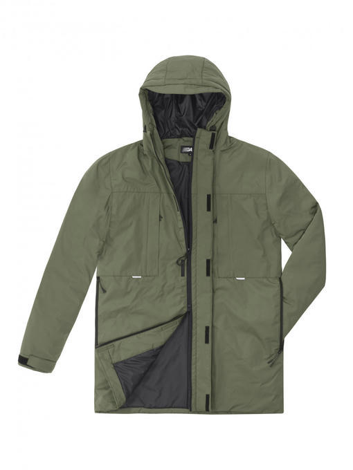 Демисезонная мужская парка - хаки