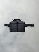 Сумка на пояс - черный ромб