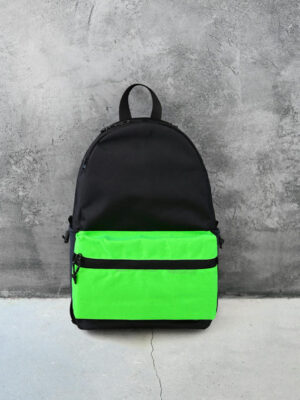 Рюкзак CITY - черный/кислотно-салатовая CORDURA