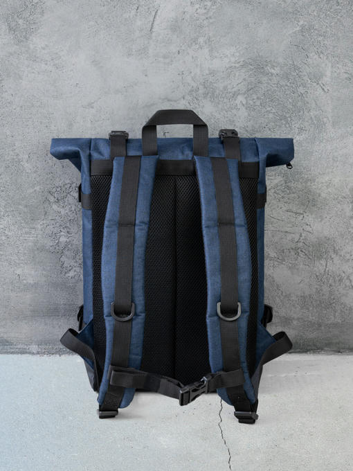 Рюкзак - меланж темно-синий — изображение 2