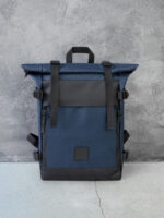 Рюкзак - меланж темно-синий