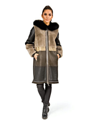 Женская натуральная дублёнка