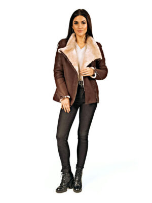 Женская дубленка