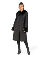 Женская натуральная дублёнка