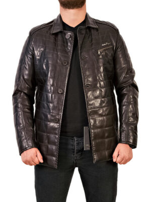 Мужская кожаная куртка