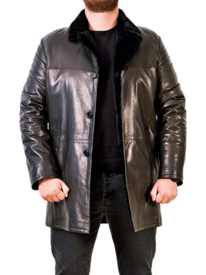 Мужская натуральная дублёнка