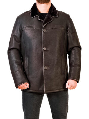 Мужская натуральная дублёнка