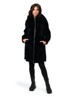 Женская шуба из астрагана