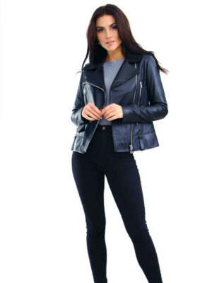 Женская кожаная куртка