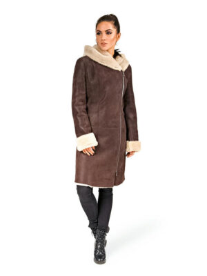 Женская натуральная дублёнка