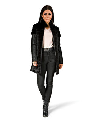 Женская дубленка